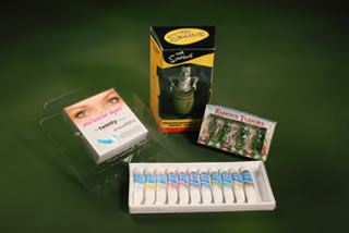 Clear carton display units