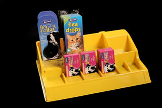 Yellow Display Tray
